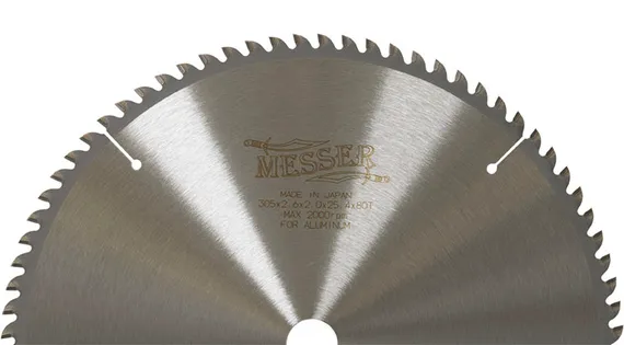 Пильный диск по алюминию 305 x 25,4 x 2,6 мм T80