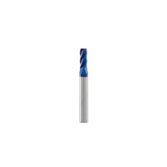 Концевая фреза с плоским торцом 4 зуба HRC 65 Nano Blue 5,0x13x50 5050130503