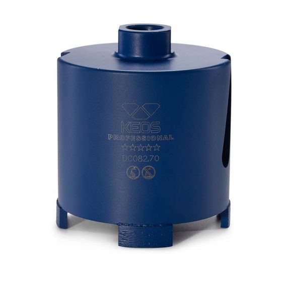 Алмазная коронка по бетону KEOS (сухой рез) М16 82/70мм №3 Алмазная коронка по бетону KEOS (сухой рез) М16 82/70мм №3