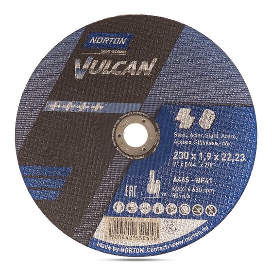 Отрезной круг Norton Vulcan 230x1,9x22,2 мм 66252925436 №1