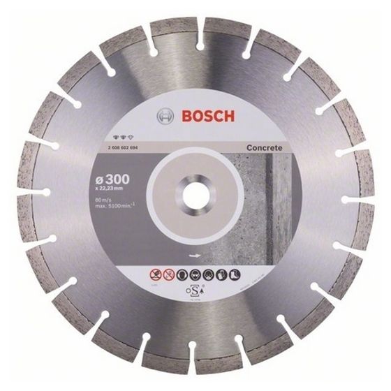 Алмазный диск Bosch Expert for Concrete 300х22,23 мм 2608602694