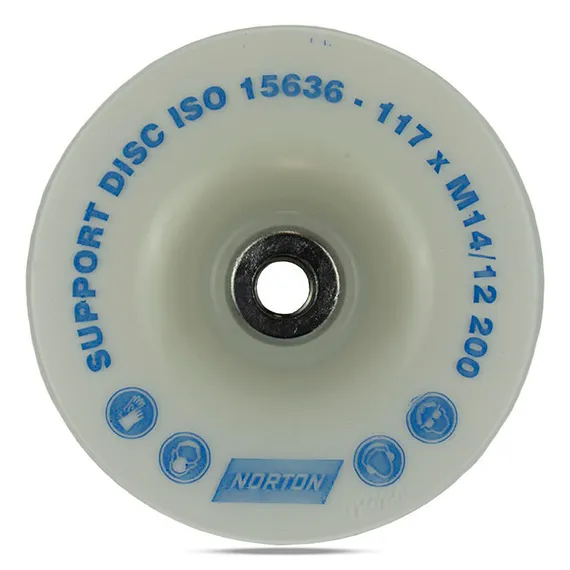 Оправка для фибровых кругов 117 мм M14 Norton 69957382829