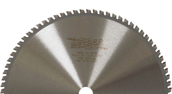 Пильный диск по тонкой стали 305 x 25,4 x 2,2 мм T80 Messer №2 Пильный диск по тонкой стали 305 x 25,4 x 2,2 мм T80 Messer №2