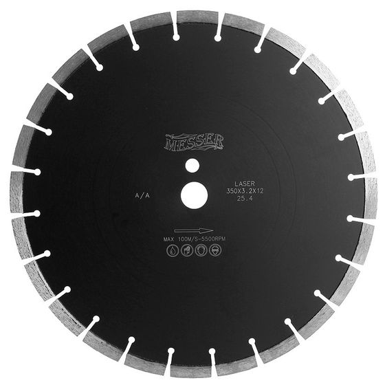 Алмазный диск по асфальту 400х25,4 мм MESSER A/A 01-19-400 №1
