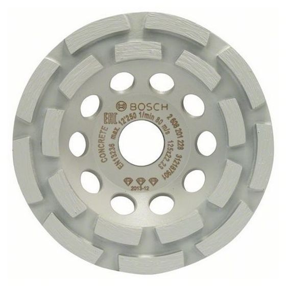 Алмазная шлифовальная чашка 125 мм Bosch 2608201228 №1