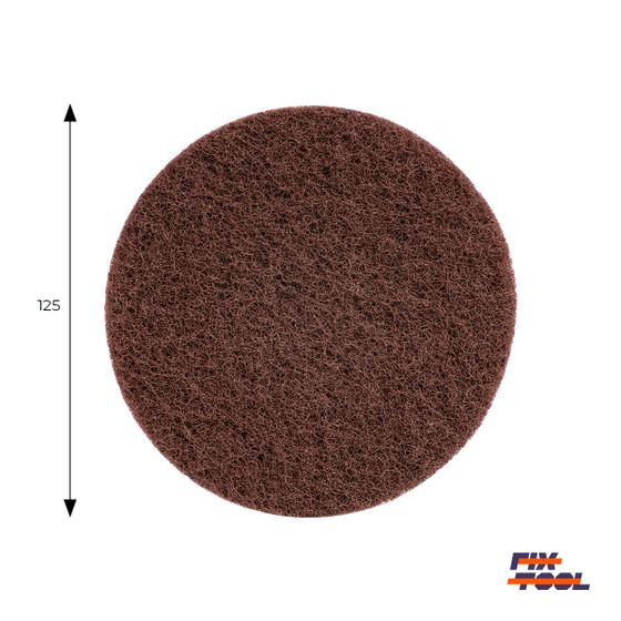 Круг скотч-брайт нетканый 125 мм Fix-Tool Very Fine P320 10 шт/уп №2 Круг скотч-брайт нетканый 125 мм Fix-Tool Very Fine P320 10 шт/уп №2