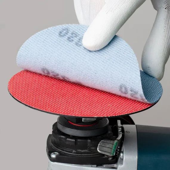 Шлифовальный круг на липучке Fix-Tool, d125 мм, P120, на пленочной основе (FILM), 100 шт/упак.