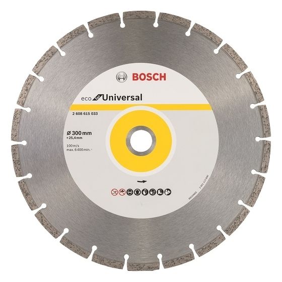Алмазный диск Bosch ECO Universal 300х25,4 мм 2608615033