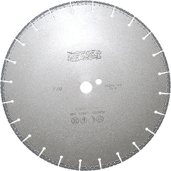 Отрезной алмазный диск по металлу 350 мм MESSER F/M