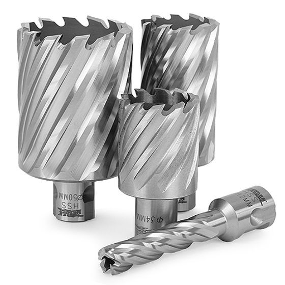 Корончатое сверло Messer HSS 55L x 22 мм Weldon-19 №1