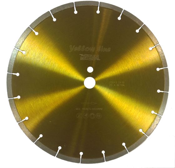 Алмазный диск по бетону 350х25,4 мм MESSER Yellow Line 01-03-350 №1