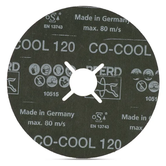 Круг шлифовальный фибровый PFERD FS 125x22 мм CO-COOL Р120 697016