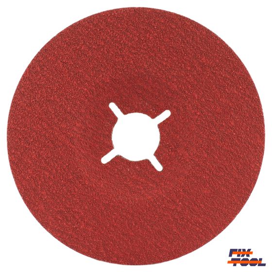 Круг фибровый 125 мм x 22 мм P80 TAF керамика - 25 шт/уп №4