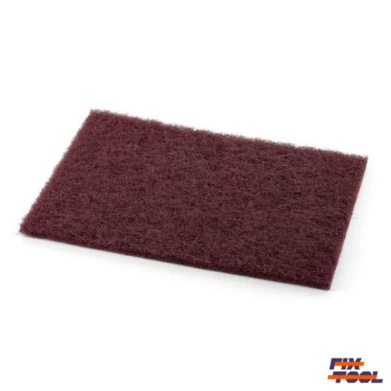 Лист шлифовальный скотч брайт Very Fine SOFT Fix-Tool на белом фоне