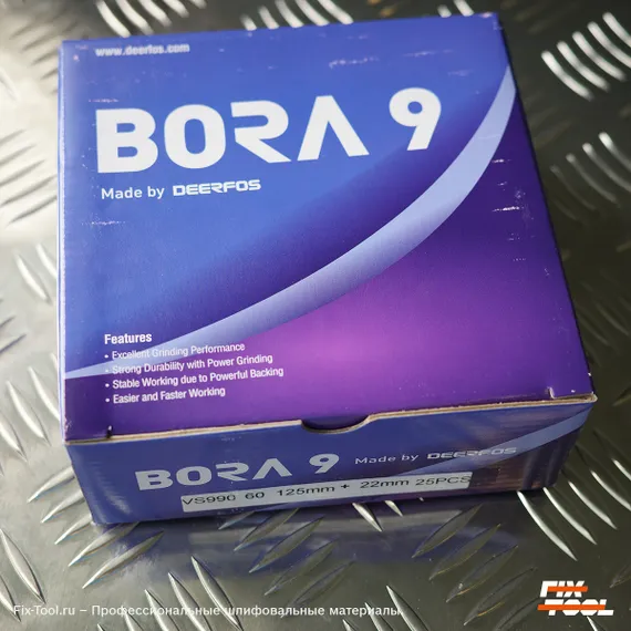 Круг фибровый DEERFOS Bora-9 P60 в упаковке