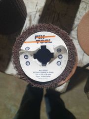 Шлифовальный валик нетканый Fix-Brite 100х100х19 EXTRA COARSE А (P60) №2