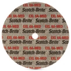 Нетканый прессованный круг ROXPRO 150х3х13мм 6A Medium