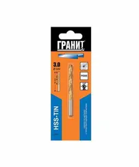 Сверло по металлу HSS-Tin 4,0х75/43