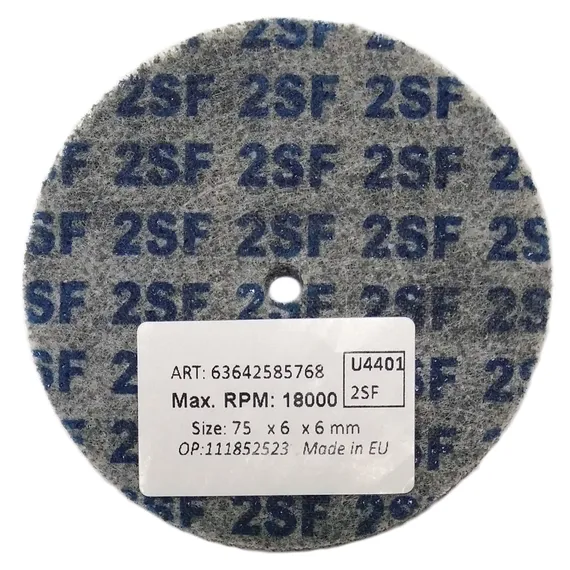 Круг прессованный нетканый Norton BearTex Rapid Blend 76x6x6 мм NEX-2SF 63642585768