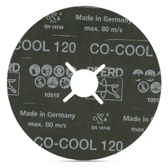 Круг фибровый PFERD FS 125x22 мм CO-COOL Р120 - 25 шт/уп