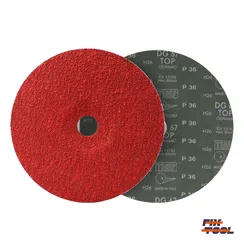 Круг фибровый 180 мм x 22 мм P36 TAF керамика - 25 шт/уп