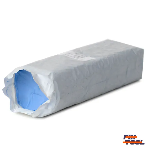 Фото полировальной пасты голубой для нержавеющей стали