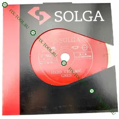 Алмазный диск по керамограниту 250х25,4 мм Solga Diamant HARD CERAMICS