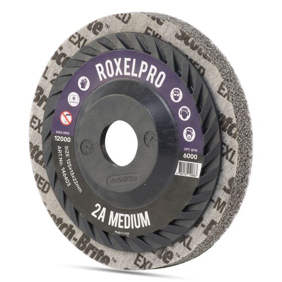 Круг нетканый прессованный ROXPRO 125х13х22 мм 2AMED №1