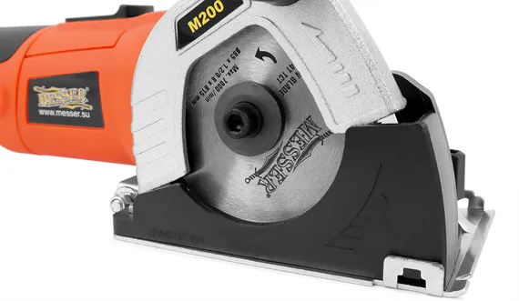 Циркулярная мини-пила MESSER M200 с тст диском и кожухом