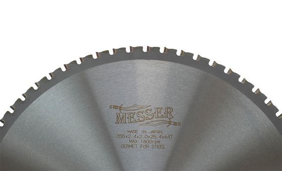 Пильный диск по высокоуглеродистой стали Messer 355 х 25,4 x 2,4 мм T64 №2 Пильный диск по высокоуглеродистой стали Messer 355 х 25,4 x 2,4 мм T64 №2