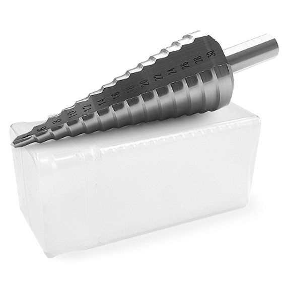 Ступенчатое сверло Messer-Optima 4-30 мм 14 ступеней №2 Ступенчатое сверло Messer-Optima 4-30 мм 14 ступеней №2