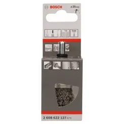 Кистевидная щетка Bosch 6мм 0.3 x 25 мм витая INOX 2608622127
