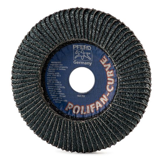 Круг лепестковый PFERD PFR 125x22 L Z40 SGP CURVE STEELOX 790175 №2 Круг лепестковый PFERD PFR 125x22 L Z40 SGP CURVE STEELOX 790175 №2