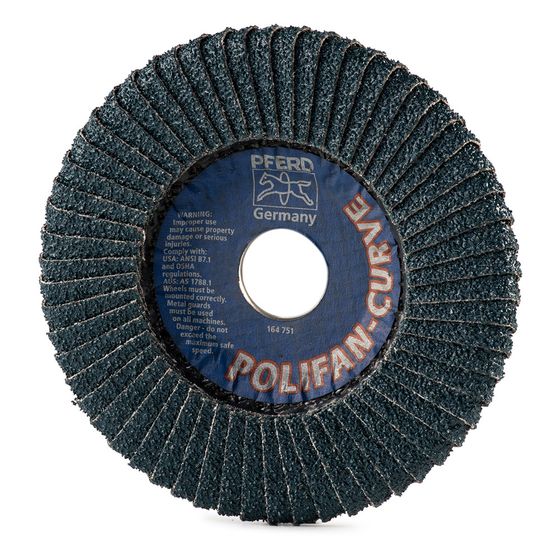Круг лепестковый PFERD PFR 125x22 M Z40 SGP CURVE STEELOX 790151 №2 Круг лепестковый PFERD PFR 125x22 M Z40 SGP CURVE STEELOX 790151 №2