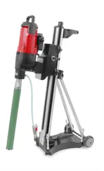 Установка алмазного бурения MESSER DM250E-N (4 кВт, 750 об/мин) на стойке с наклоном