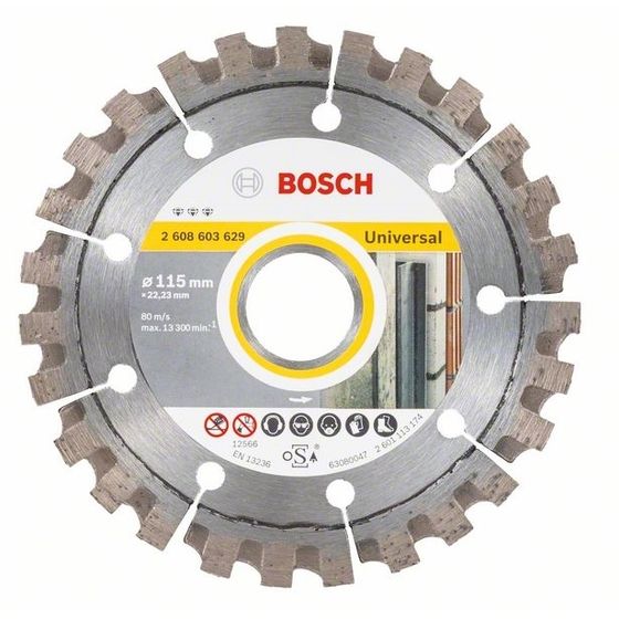 Алмазный диск Bosch Best for Universal 115х22,23 мм 2608603629