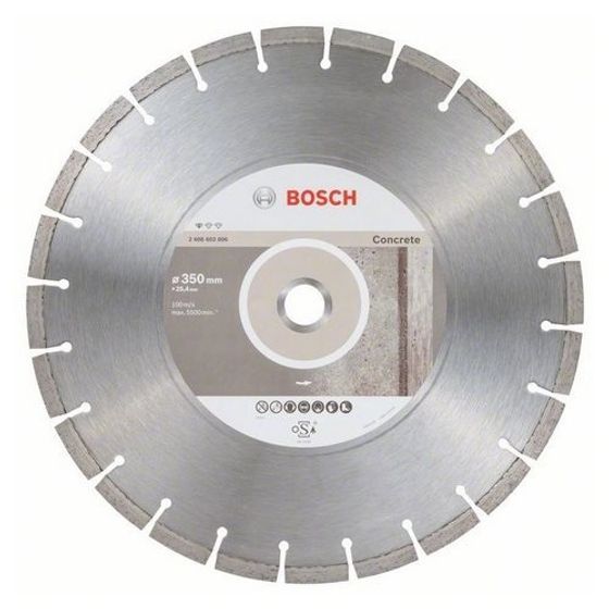 Алмазный диск Bosch Standard for Concrete 350х25,4 мм 2608603806