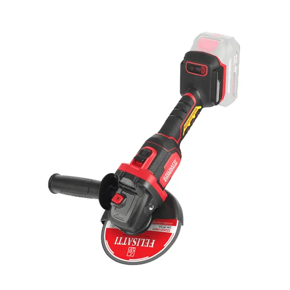 Аккумуляторная угловая шлифовальная машина FELISATTI FT1580 (картон, без аккум)