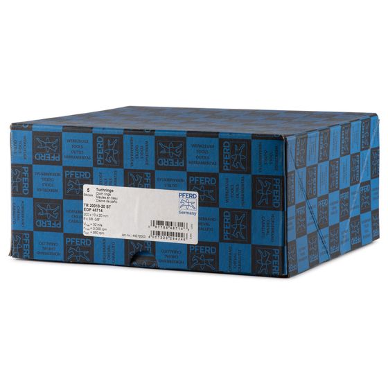 Круг сизалевый TR 200х10х20 мм ST PFERD грубое предварительное полирование №3 Круг сизалевый TR 200х10х20 мм ST PFERD грубое предварительное полирование №3