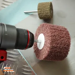 Головка лепестковая нетканая 80x50x6 мм Fix-Tool COARSE (P80)