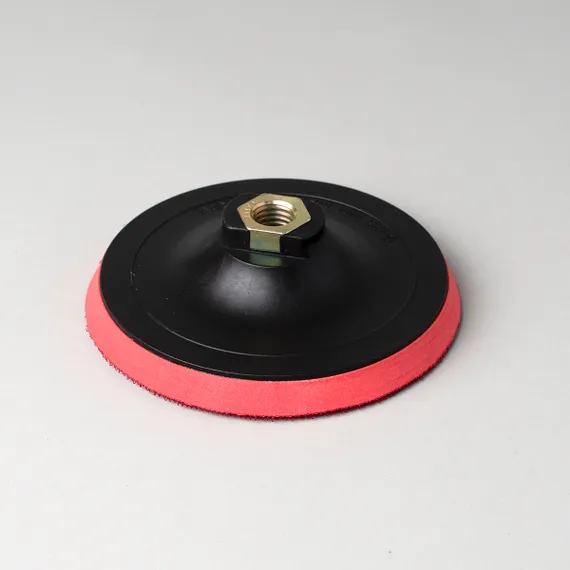 Опорная тарелка мягкая 125 мм с резьбой М14