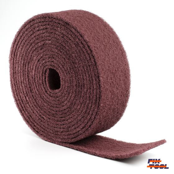 Рулон нетканый абразивный Fix-Tool 115x10000 мм MEDIUM SOFT P120 №2