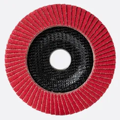 Круг лепестковый торцевой 125х22 мм Fix-Tool PRO Керамика P60