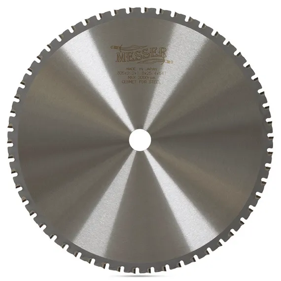 Пильный диск по высокоуглеродистой стали 305 x 25,4 x 2,2 мм T54 Messer