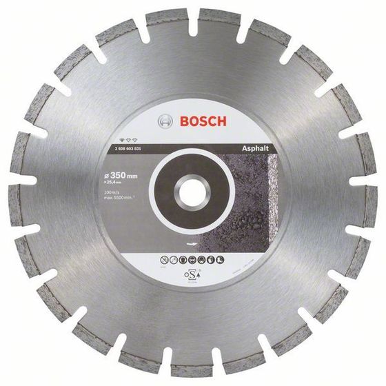 Алмазный диск Bosch Standard for Asphalt 350х25,4 мм 2608603831