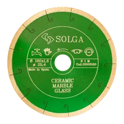 Алмазный диск по керамограниту 180х25,4 мм Solga Diamant CERAMICS MARBLE