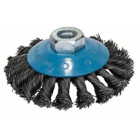 Коническая щетка BOSCH М14 0.5х100мм пучки сталь конус 2608622011 №1