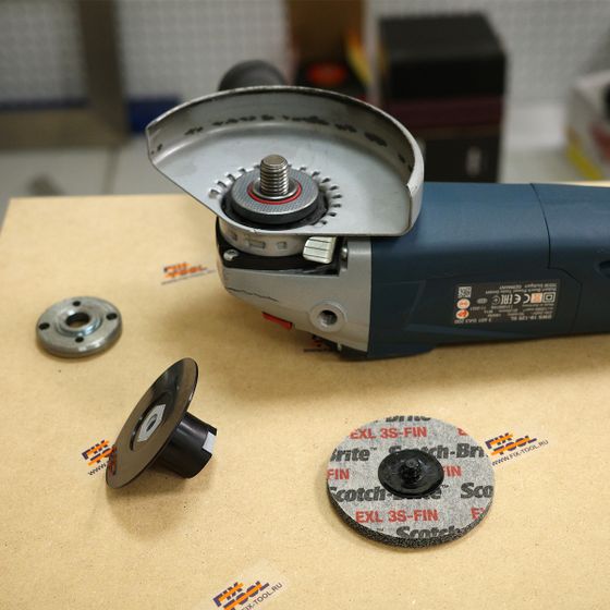 Круг Scotch-Brite 3M XL-UW 3S-FIN 75x6 мм Roloc 148224 №4