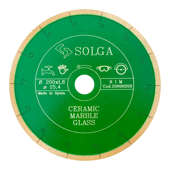Диск алмазный Solga Diamant CERAMICS, MARBLE 200 х 25,4 мм 20000200