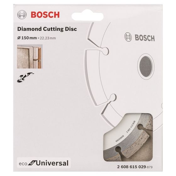 Алмазный диск Bosch ECO Universal 150х22,23 мм 2608615029 №2 Алмазный диск Bosch ECO Universal 150х22,23 мм 2608615029 №2